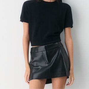 Wilfred ren vegan leather skort